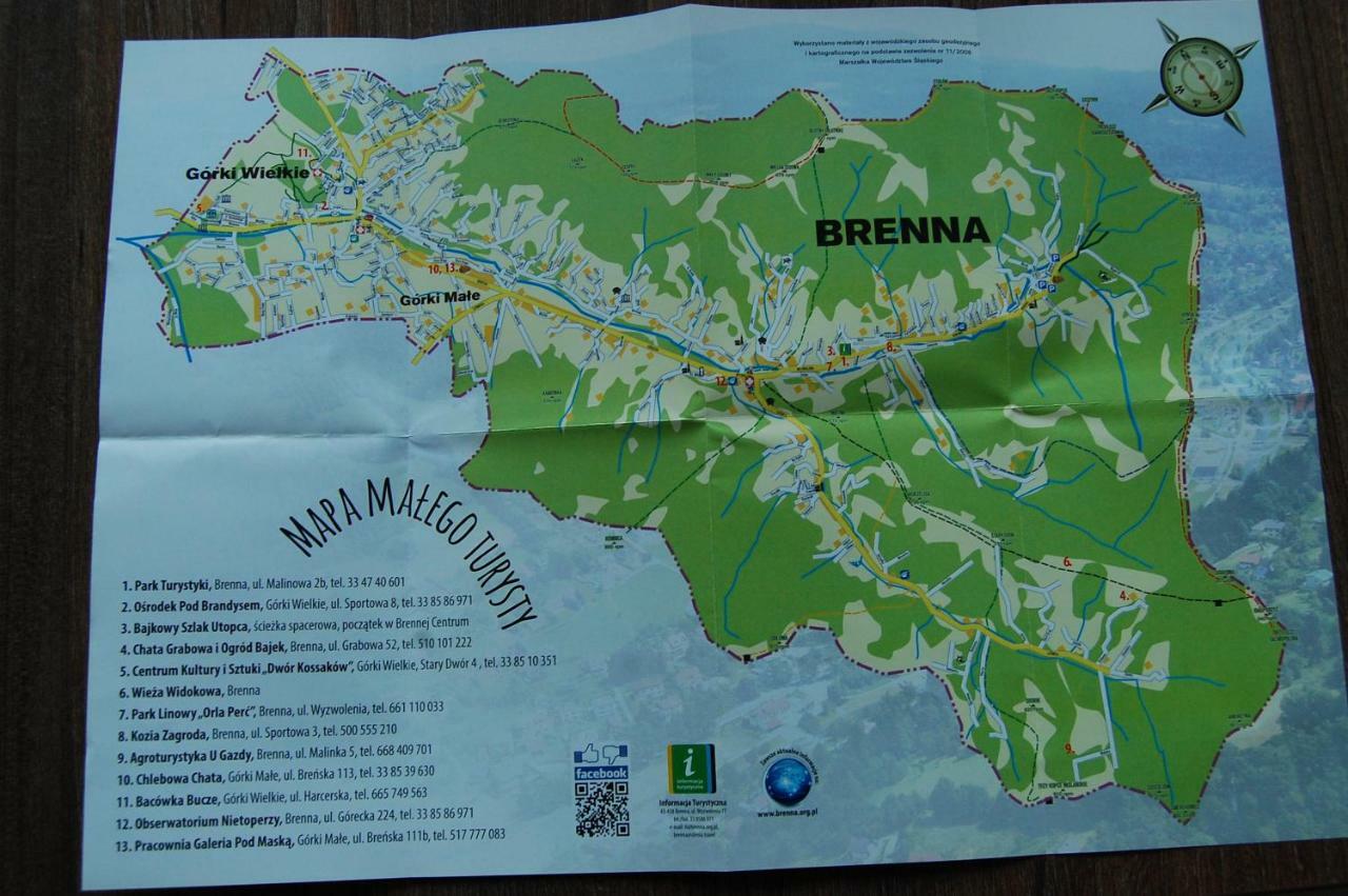 Pokoje Beskid Бренна Экстерьер фото